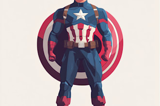 draw comic superhero character art
