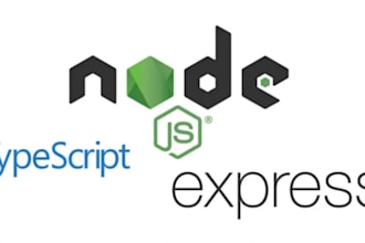 design and develop backend apis with node js and javascript and typescript