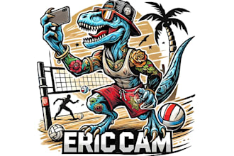 design a professional volleyball logo