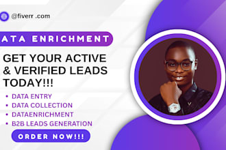 do data enrichment b2b leads generation linkedin leads email list building