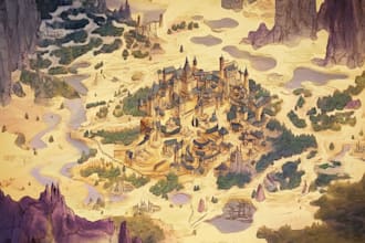 make a fantasy map for your dnd game