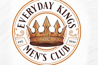 design unique crown logo for your company