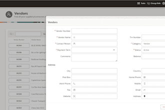 prove financial management system in oracle apex