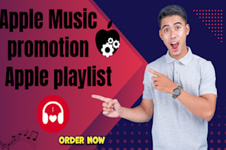 l do organic USA apple music promotion, apple playlist placement, and real