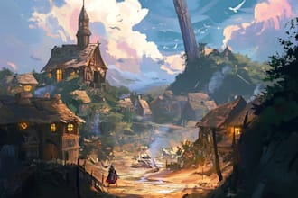 environment concept art landscape design