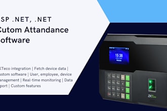 create centralised access control software for zkteco and hikvision