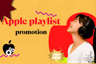 do organic apple music playlist promotion to USA audience