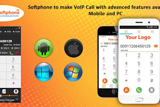 setup auto dailer, sip trunk, did number, spoof api, softphone app, linphone app
