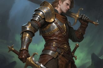 design dnd character art and dnd character art