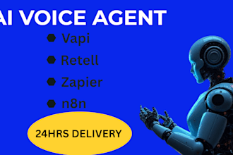 build an ai voice agent using vapi, retell ai, zapier, and n8n automation