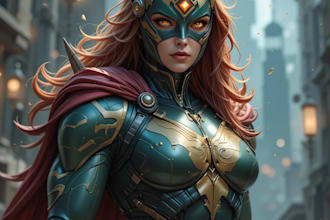 create superhero character design