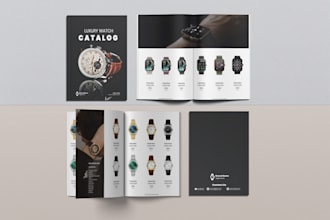 design brochure or product catalog for you