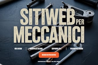 create professional websites for mechanics