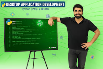 develop python gui desktop app and automations using pyqt, pyqt5, n8n workflow