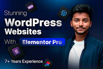 build a responsive and modern wordpress website with elementor pro
