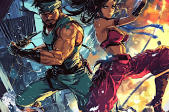 do illustration book, comic, manga storyboard, animatic