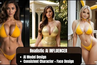do realistic ai influencer ai model consistent face for ig fanvue and onlyfans