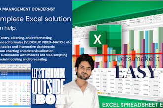 build your custom excel dashboard and spreadsheets