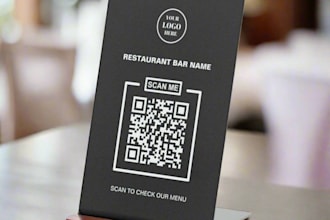 créer un qr code personnalisé pour menu et flyer
