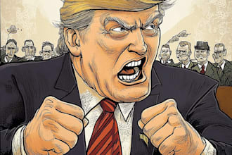 illustrate your political cartoon