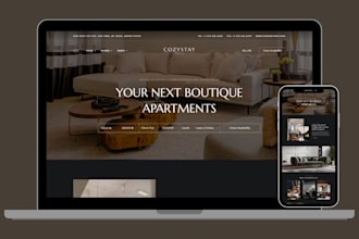 build a vacation rental website short term website property management website