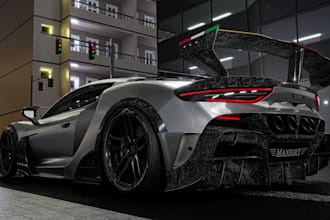 remodel 3d truck ,fivem sport car, uv map,carwrap,4k car rendering,3d racing car