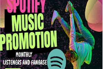 organically grow your spotify monthly listeners and fanbase