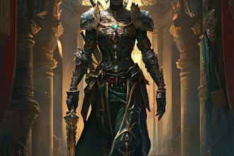 create original characters, fanart, and fantasy portraiture