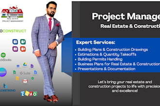 real estate ms project project management construction operations management