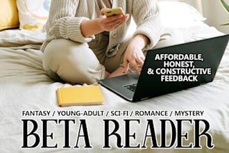 beta read your fantasy book manuscript