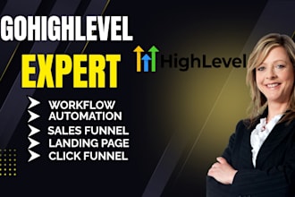 build your gohighlevel sales funnel landing page automate workflow clickfunnels