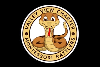 create a creative mascot kindergarten or kids school logo
