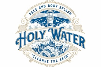create perfect retro, hipster, badge, and vintage logo design