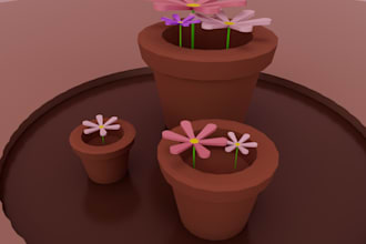 low poly 3d modelling