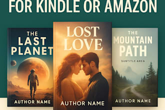 design ai ebook covers for kindle or amazon