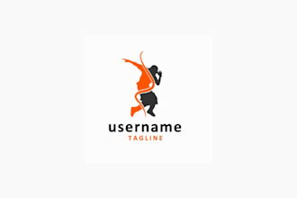 design a creative and elegant dance logo