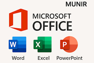 design professional excel spreadsheets and word documents