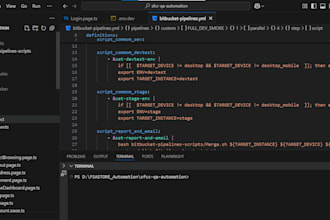 build a playwright automation framework for web and API