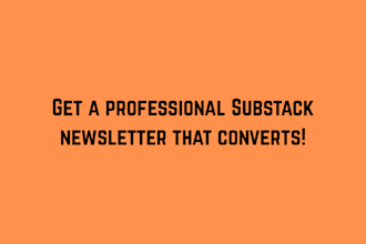 create a visually appealing substack that reflects your content