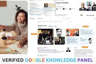create verified google knowledge panel for any category