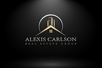 do unique, professional real estate, property, building logo