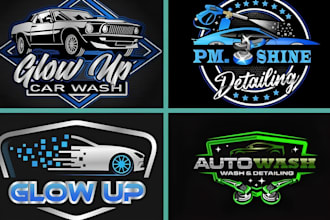 design auto dealership, car logo, car detailing, auto repair and automotive