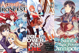 do light novel cover comic book anime manga comic cover art for webcomic webtoon