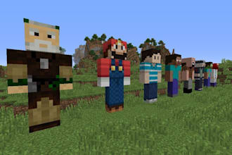 create custom models or skins for minecraft