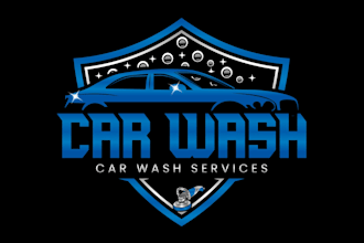 design professional car wash logo