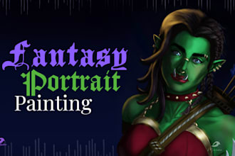 draw custom dnd and ttrpg character portraits
