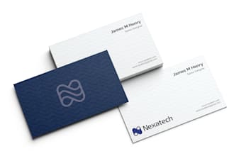 design a simple and clean business card for you