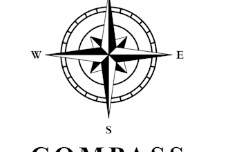 do elegant compass logo design with unlimited revision