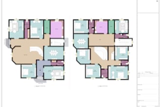 create 2d architectural drawings in autocad