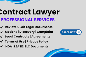 write legal contracts, agreements, nda, terms and conditions, privacy policy